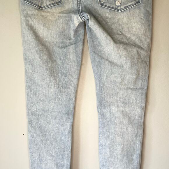 American Eagle Light Acid Wash Distressed 360° Next Level Stretch Jegging Sz 2 - Picture 9 of 12